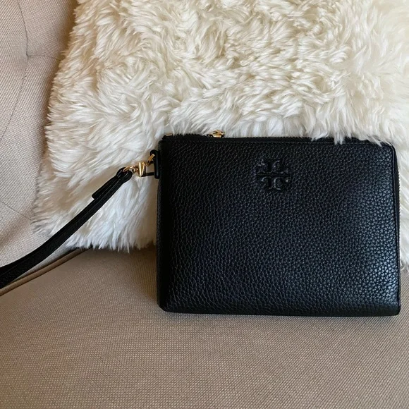 Tory burch thea large zip pouch hotsell